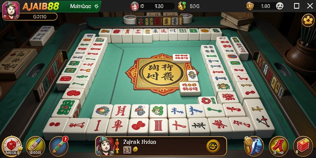 Gameplay seru Mahjong dalam AJAIB88 menanti Anda.