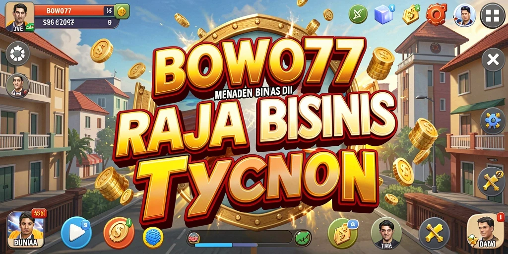 Tampilan menarik dari gameplay BOWO77 yang penuh strategi bisnis.