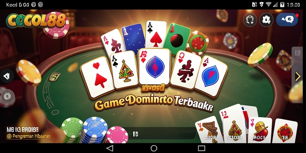 Screenshot gameplay COCOL88 yang menampilkan aksi seru permainan Domino.