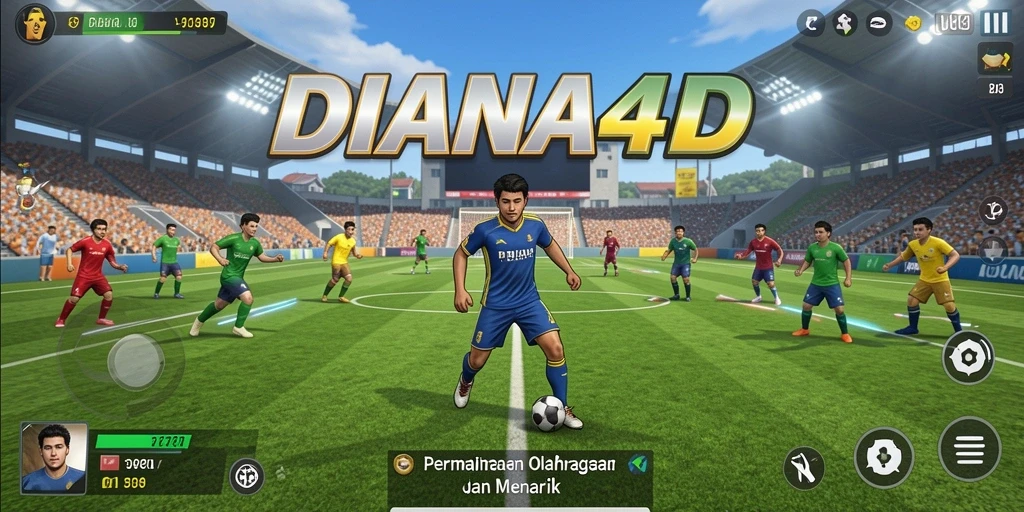 Tampilan utama gameplay <strong>DIANA4D</strong> yang seru dan kompetitif.
