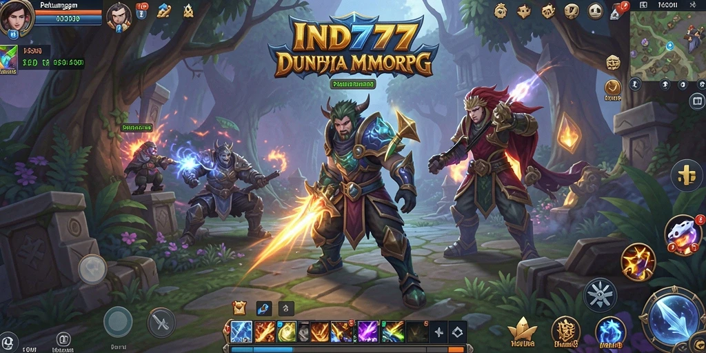Tampilan gameplay seru dari <strong>IND777</strong> yang menampilkan pertempuran epik.