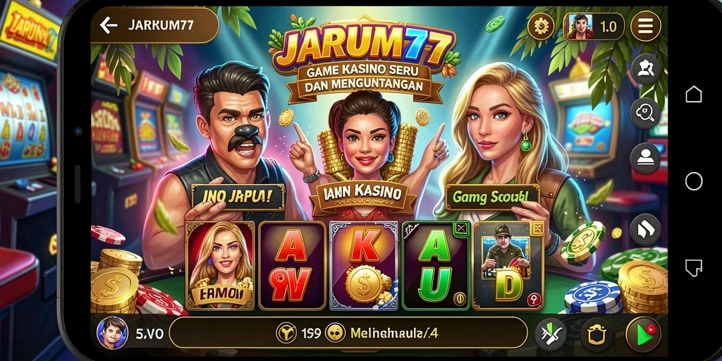 Tampilan gameplay seru dan menarik di JARUM77.