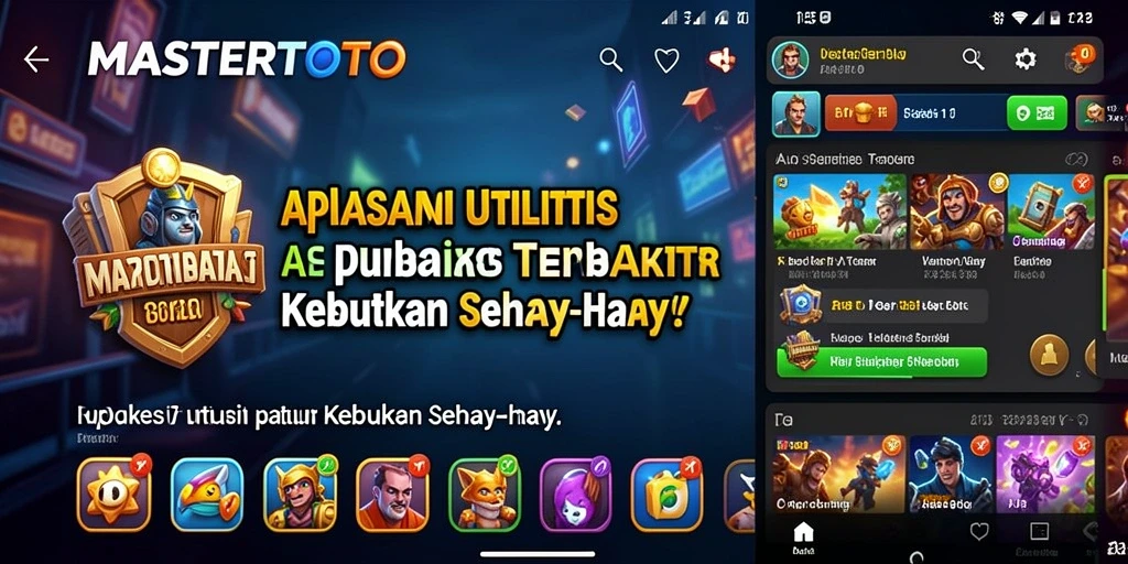 Tampilan antarmuka MASTERTOTO yang sederhana dan intuitif.