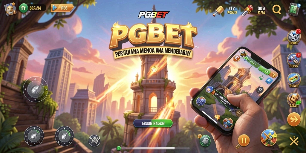 Gameplay PGBET menara pertahanan yang mendebarkan.