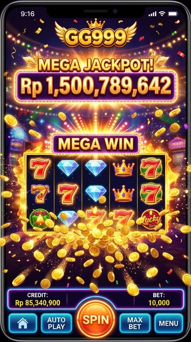 Tampilan aplikasi gg999 yang modern dan intuitif.